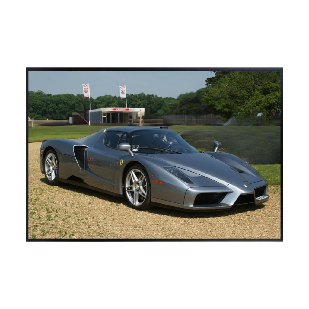 Blessed Posters Ferrari Enzo Poster – Italian Luxury Supercar Wall Art Print – Iconic Racing Car Poster for Garage Office Bedroom Living Room Decor