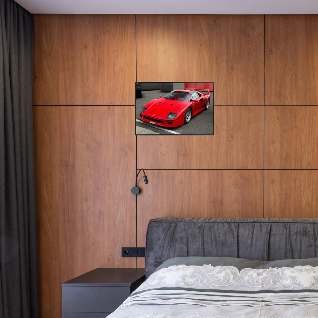 Blessed Posters Ferrari F40 Poster Luxury Supercar Wall Art Automotive Print Garage Office Home Decor