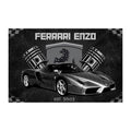 Blessed Posters Ferrari Enzo Poster – Luxury Hypercar Wall Art Print – Exotic Car Poster for Garage Office Bedroom Home Décor