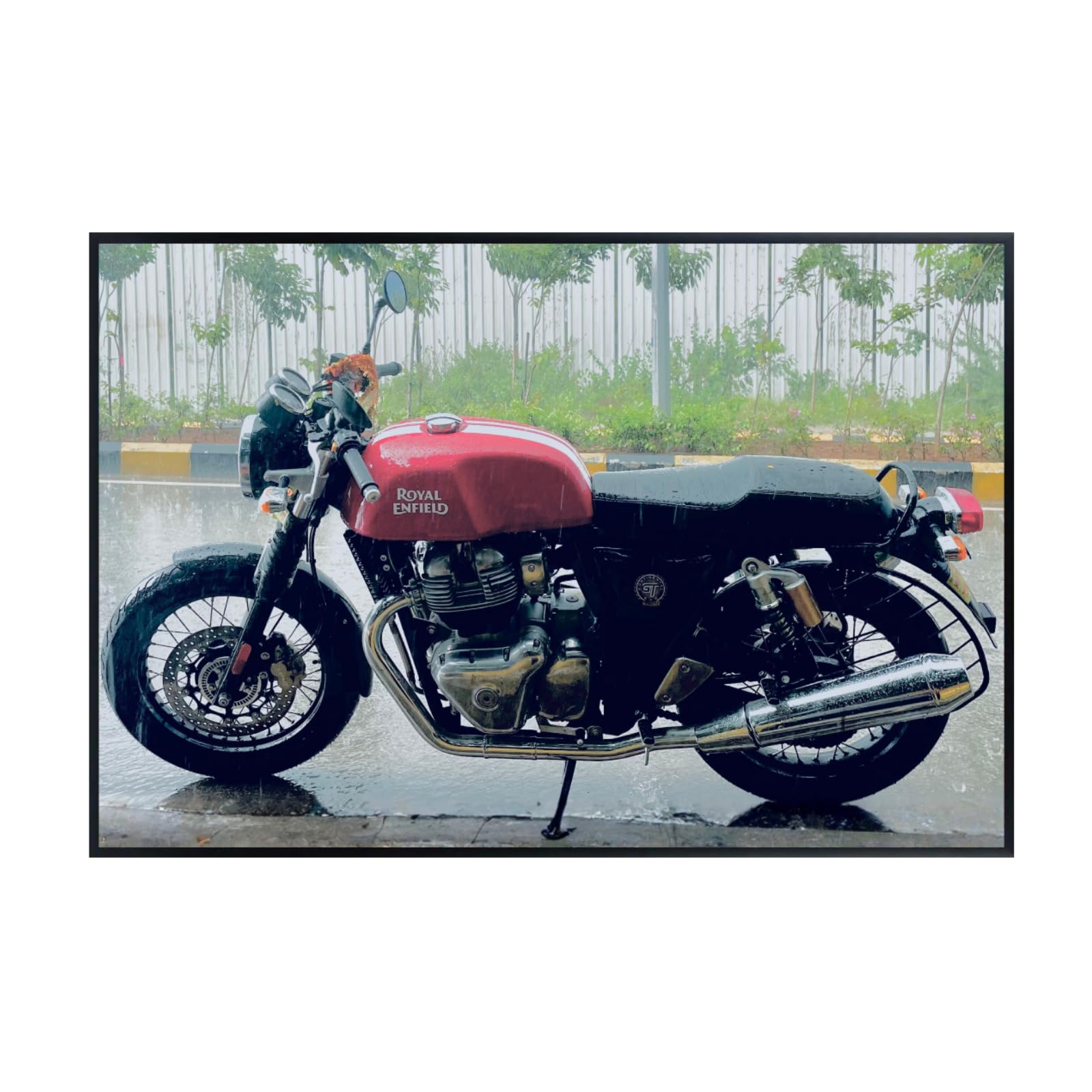 Royal Enfield Continental GT 650 Wall Poster – Modern Motorcycle Decor for Home, Garage, Man Cave
