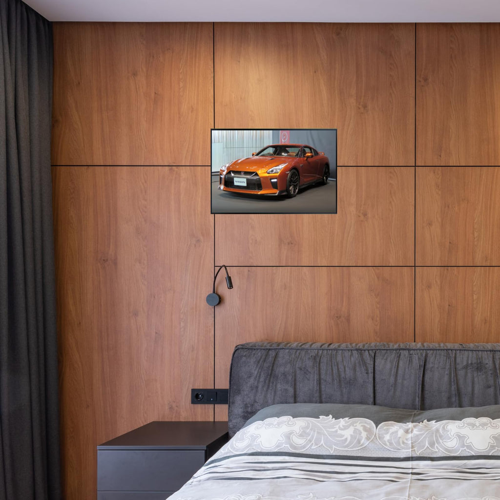 Blessed Posters Nissan GT-R Wall Art – JDM Supercar Poster for Garage, Bedroom, Office, or Living Room – Japanese Sports Car Print – Automotive Racing Decor Gift