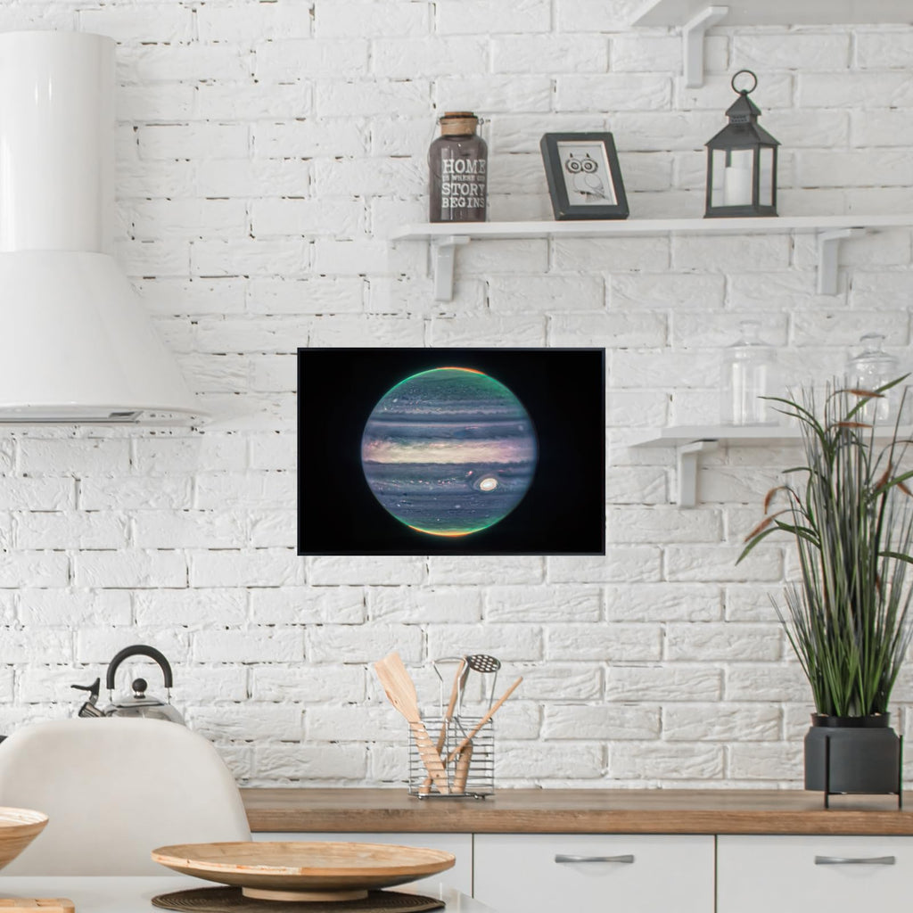 Blessed Posters Jupiter Poster – Night Sky Wall Art Print for Bedroom, Living Room, Office, or Home Decor – Space Astronomy Photography Artwork