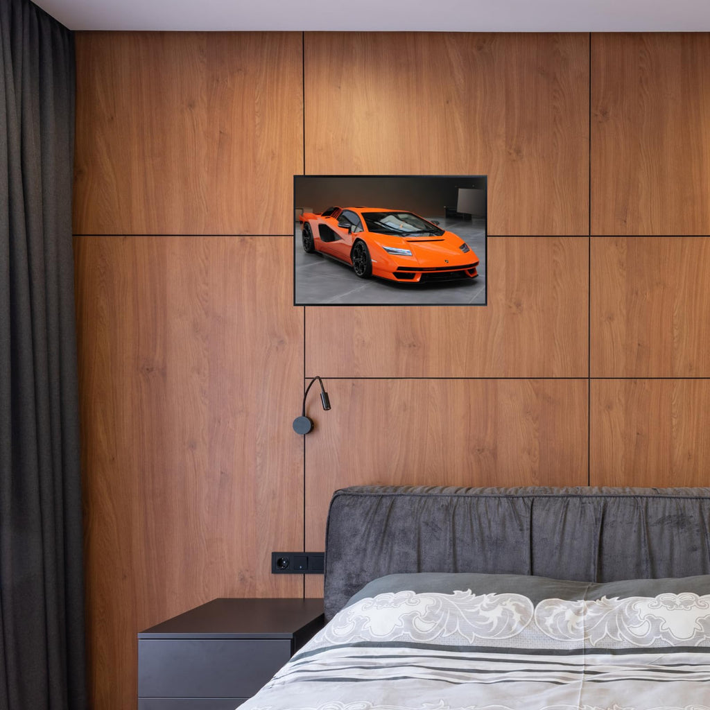 Blessed Posters Lamborghini Aventador SVJ Poster – Italian Supercar Wall Art for Garage, Office, Bedroom, or Living Space – Exotic Hypercar Decor