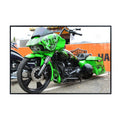 Road Glide Street | Glide Motorcycle Poster - Classic Moto Artwork for Living Room, Garage or Office