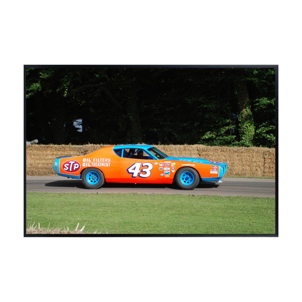 Blessed Posters 1969 Dodge Charger RT Poster – Iconic Muscle Car Wall Art Print for Garage Man Cave Office Bedroom Retro Automotive Decor