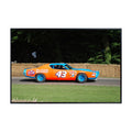 Blessed Posters 1969 Dodge Charger RT Poster – Iconic Muscle Car Wall Art Print for Garage Man Cave Office Bedroom Retro Automotive Decor