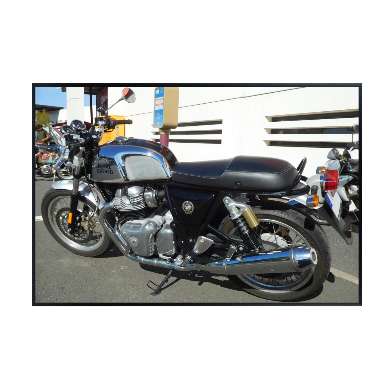 Royal Enfield Continental GT 650 Wall Art Poster – Motorcycle Decor for Home, Garage, Man Cave
