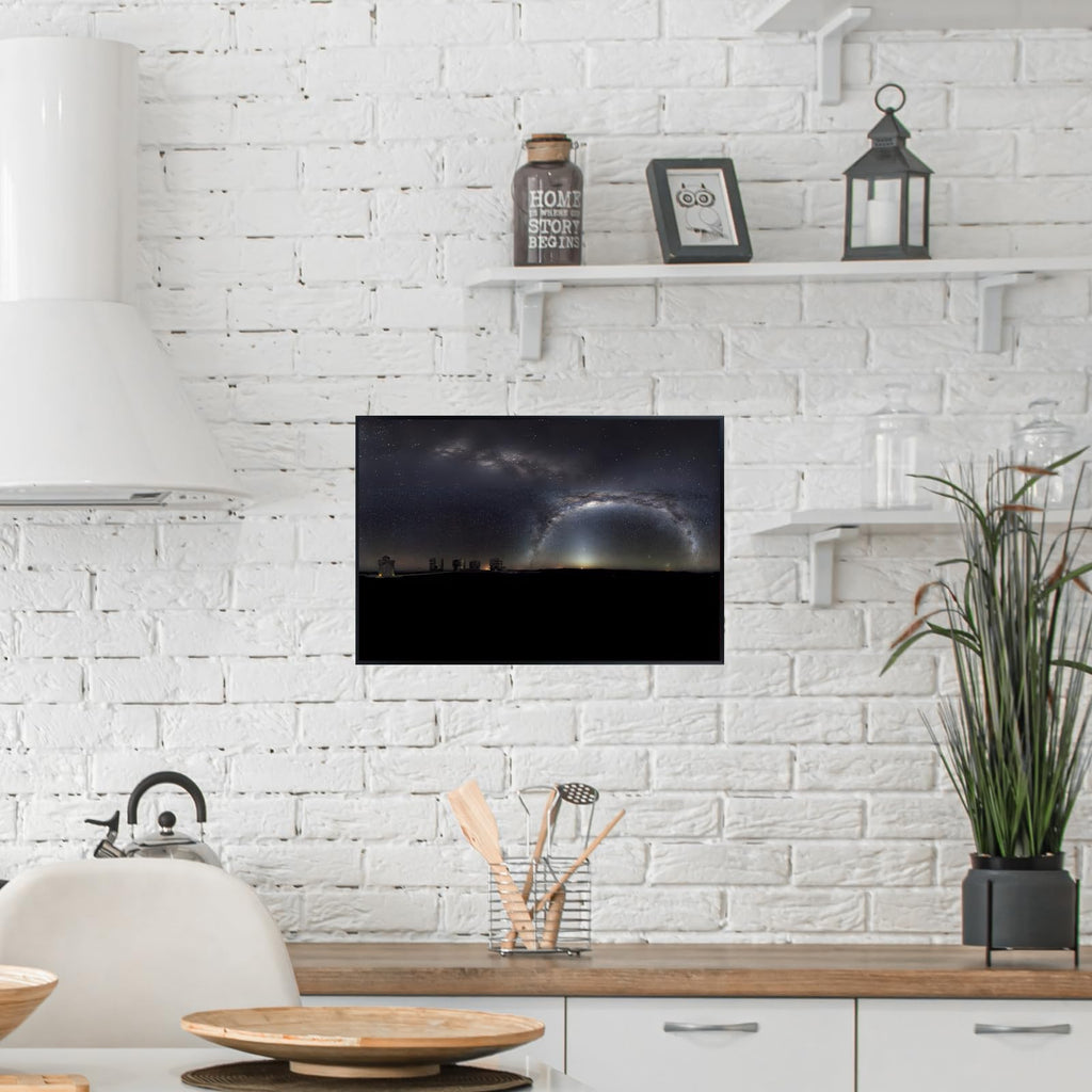 Blessed Posters Milky Way Poster – Night Sky Wall Art for Bedroom Living Room Office or Home Decor – Space Astronomy Print