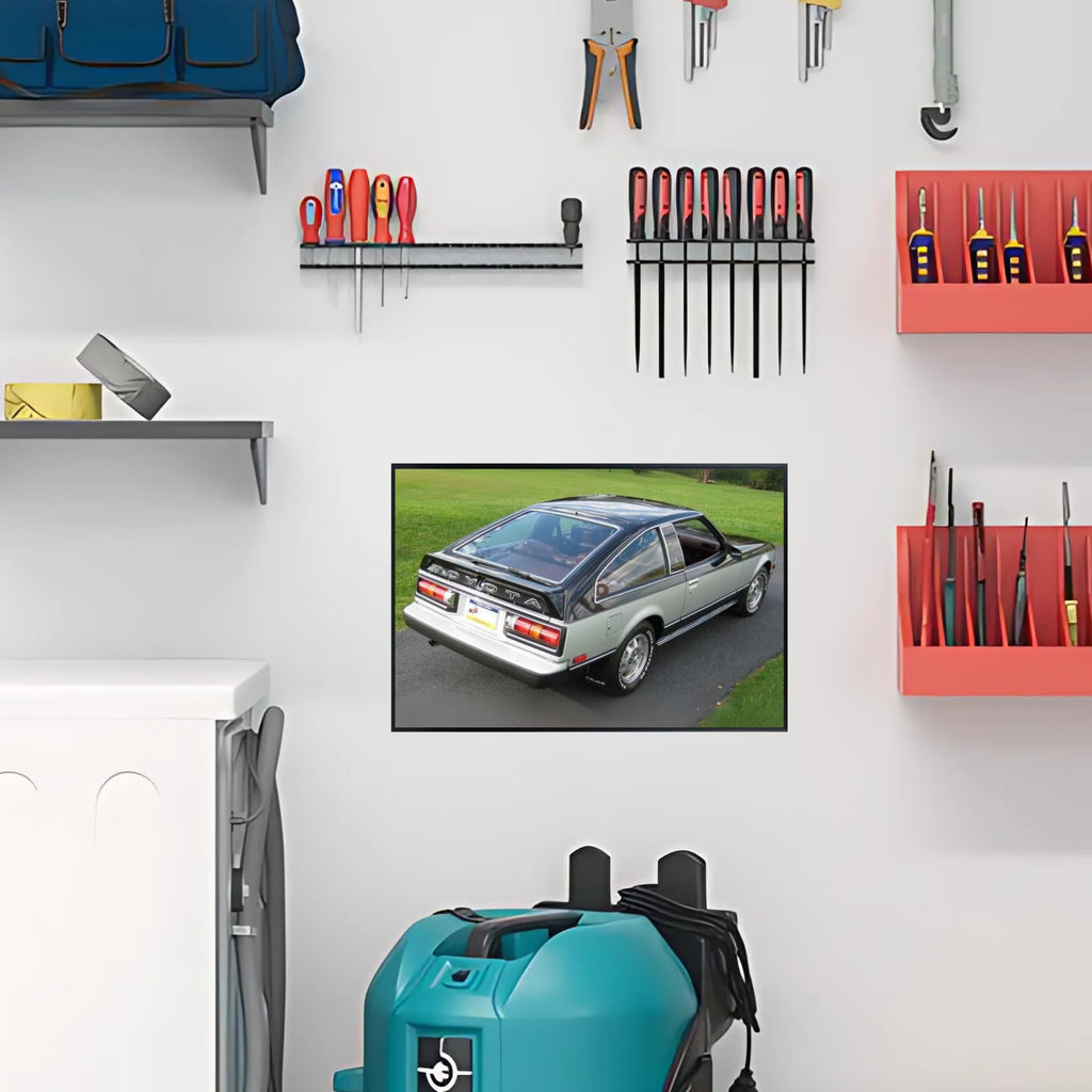 Blessed Posters Toyota Supra MK4 A80 Wall Art – JDM Car Racing Poster for Garage, Bedroom, or Living Room – Classic Japanese Sports Car Print – Modern Automotive Decor Gift