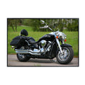 Kawasaki Vulcan S Motorcycle Poster - Cruiser Wall Art Print for Garage, Living Room or Garage