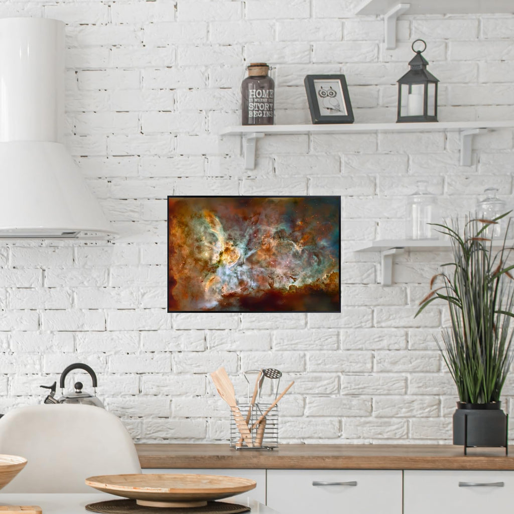 Blessed Posters Carina Nebula Poster – Galaxy Night Sky Wall Art Print – Space Astronomy Photography for Bedroom Living Room Home Office Decor