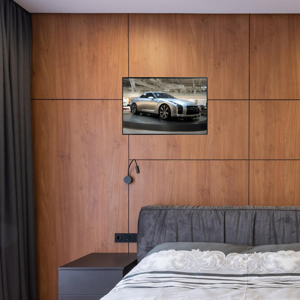 Blessed Posters Nissan GT-R Wall Art – JDM Japanese Sports Car Poster for Garage, Bedroom, or Office – Classic Performance Car Print – Automotive Wall Decor Gift