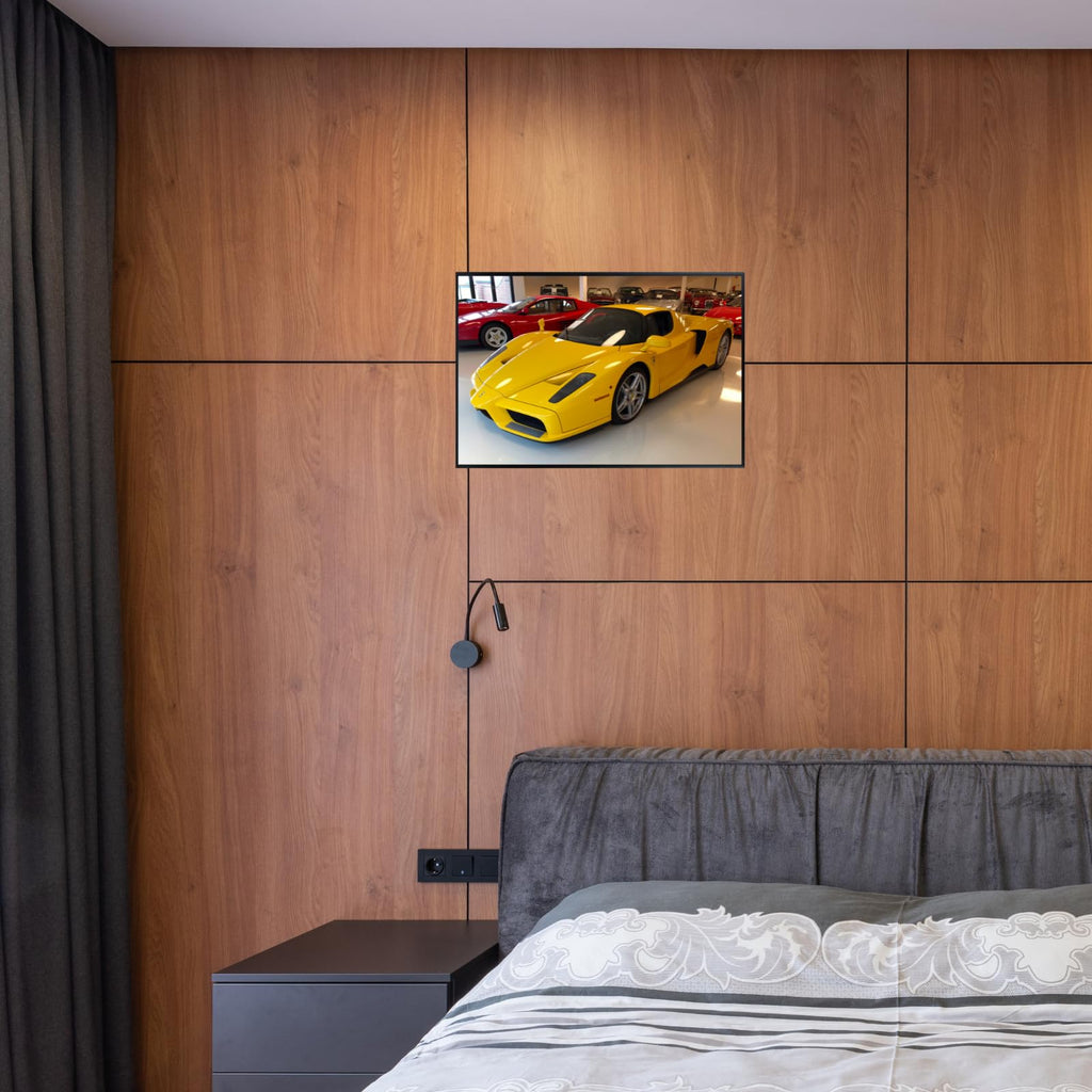 Blessed Posters Ferrari Enzo Poster – Exotic Italian Supercar Wall Art – Luxury Car Print for Garage Office Bedroom Living Room Décor