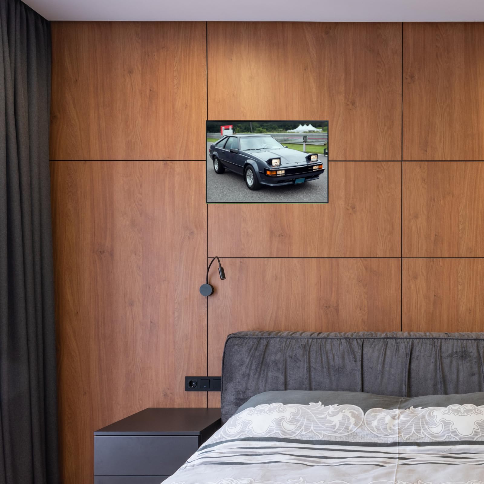 Blessed Posters Toyota Supra MK4 A80 Wall Art – JDM Sports Car Poster for Garage, Bedroom, or Living Room – Classic Japanese Performance Car Print – Automotive Racing Decor Gift