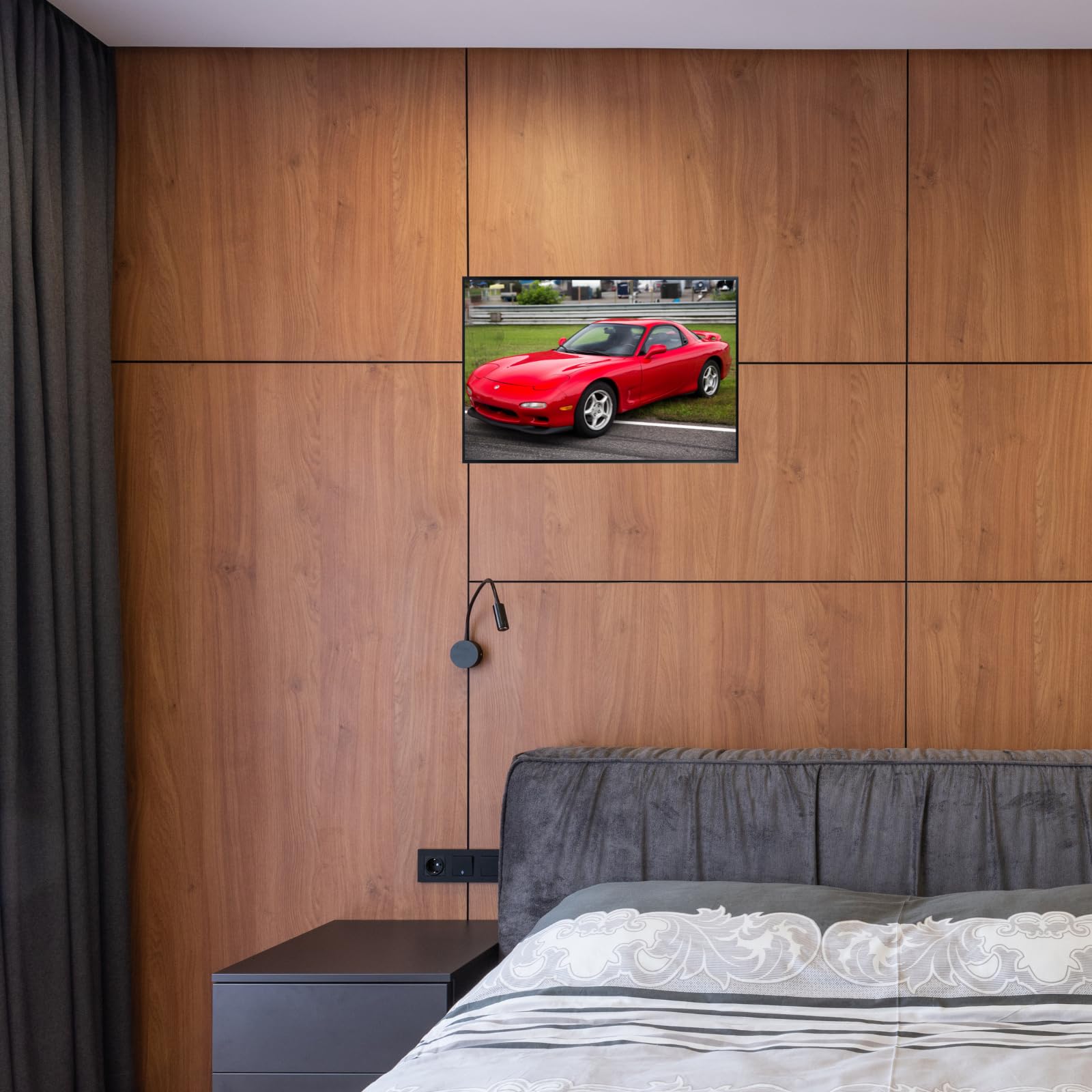 Blessed Posters Mazda RX-7 FD Coupe Wall Art – Stylish Japanese Sports Car Poster Print for Garage, Studio, or Man Cave – Vintage JDM Automotive Decor