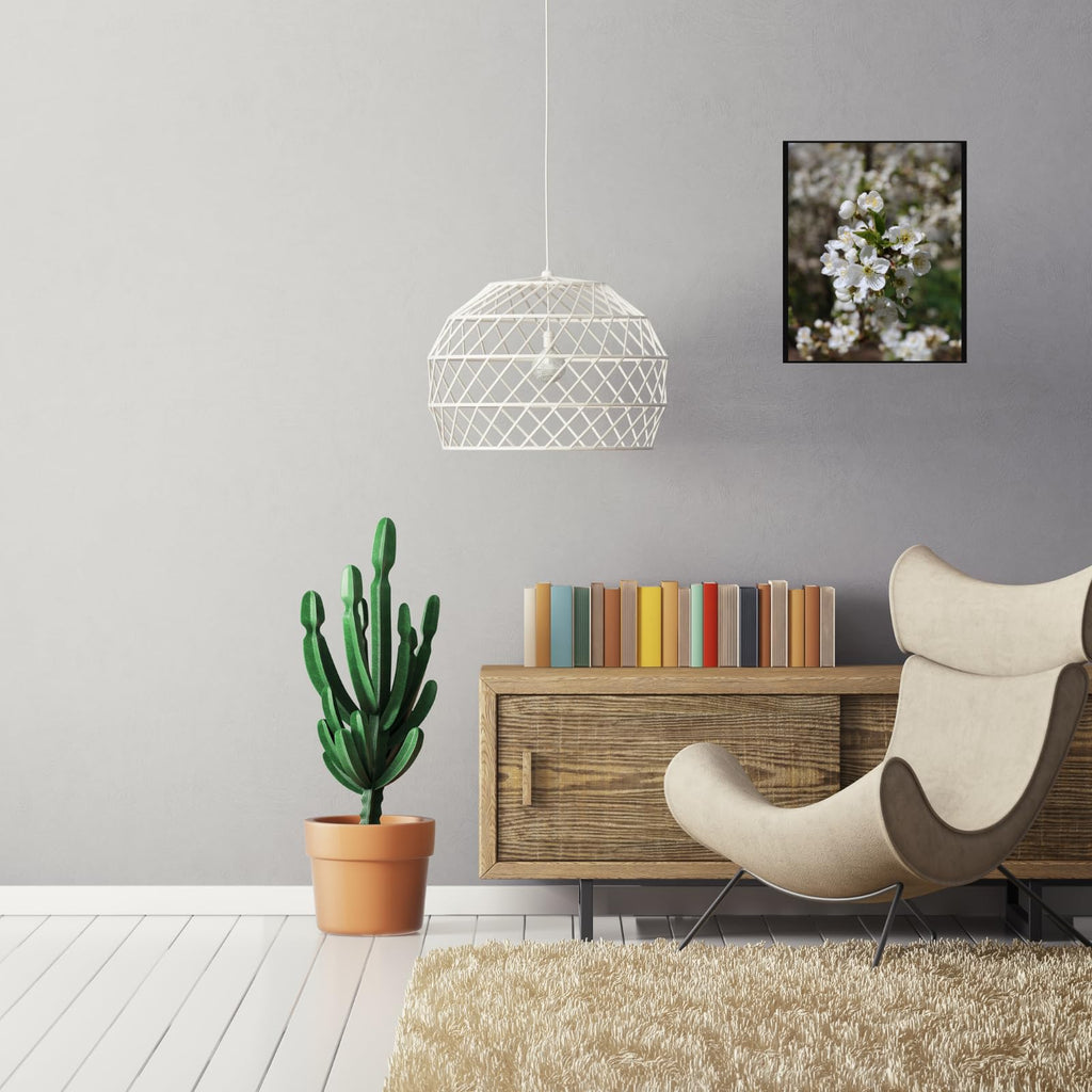 Plum Blossom Wall Art Poster – Botanical Flower Print for Home Decor, Living Room, Bedroom, Office Decoration