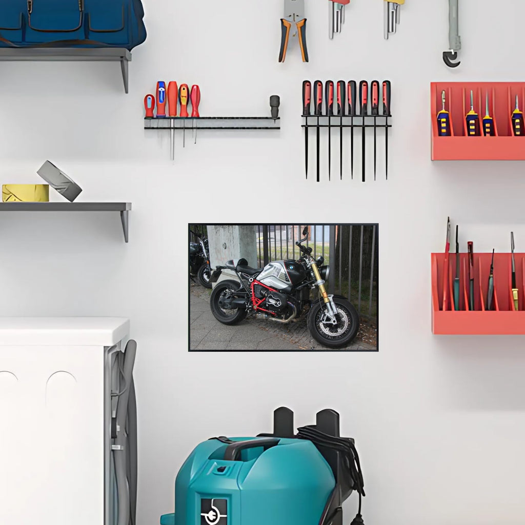 BMW R nineT Poster - Motorcycle Wall Art for Garage, Living Room or Office