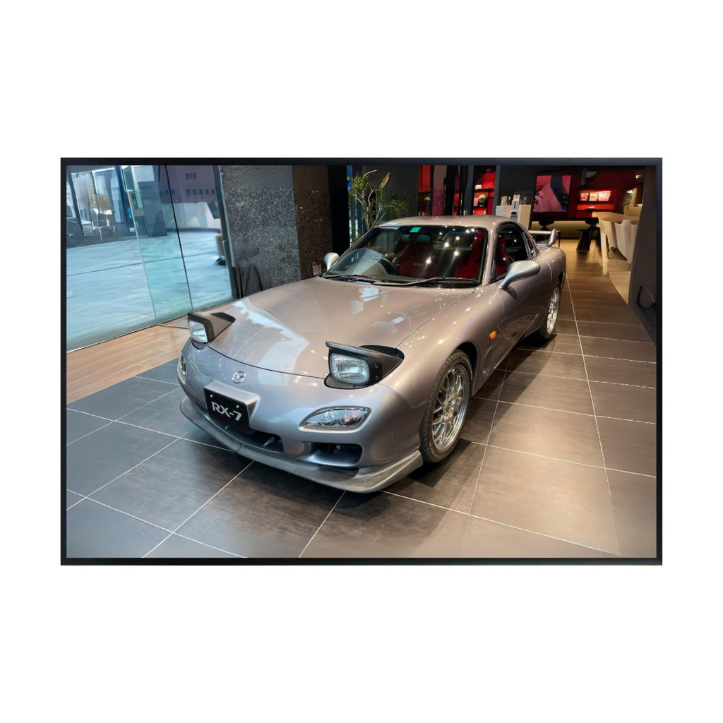 Blessed Posters Mazda RX-7 FD Wall Art – JDM Drift Car Poster Print for Garage, Living Room, Office, or Bedroom – Japanese Sports Car Decor