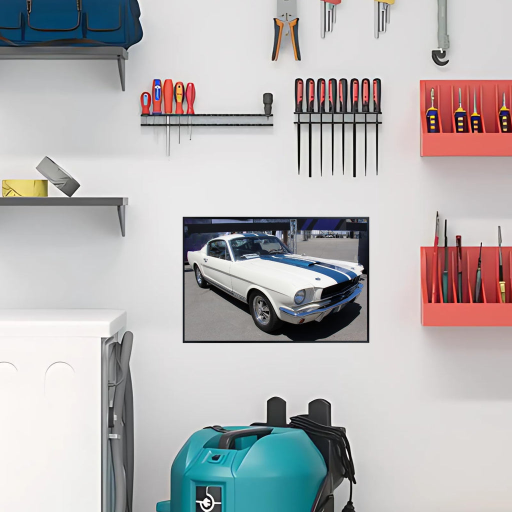 Blessed Posters 1969 Dodge Charger RT Poster – Classic American Muscle Car Wall Art Print for Garage Bedroom Office Living Room Retro Automotive Decor