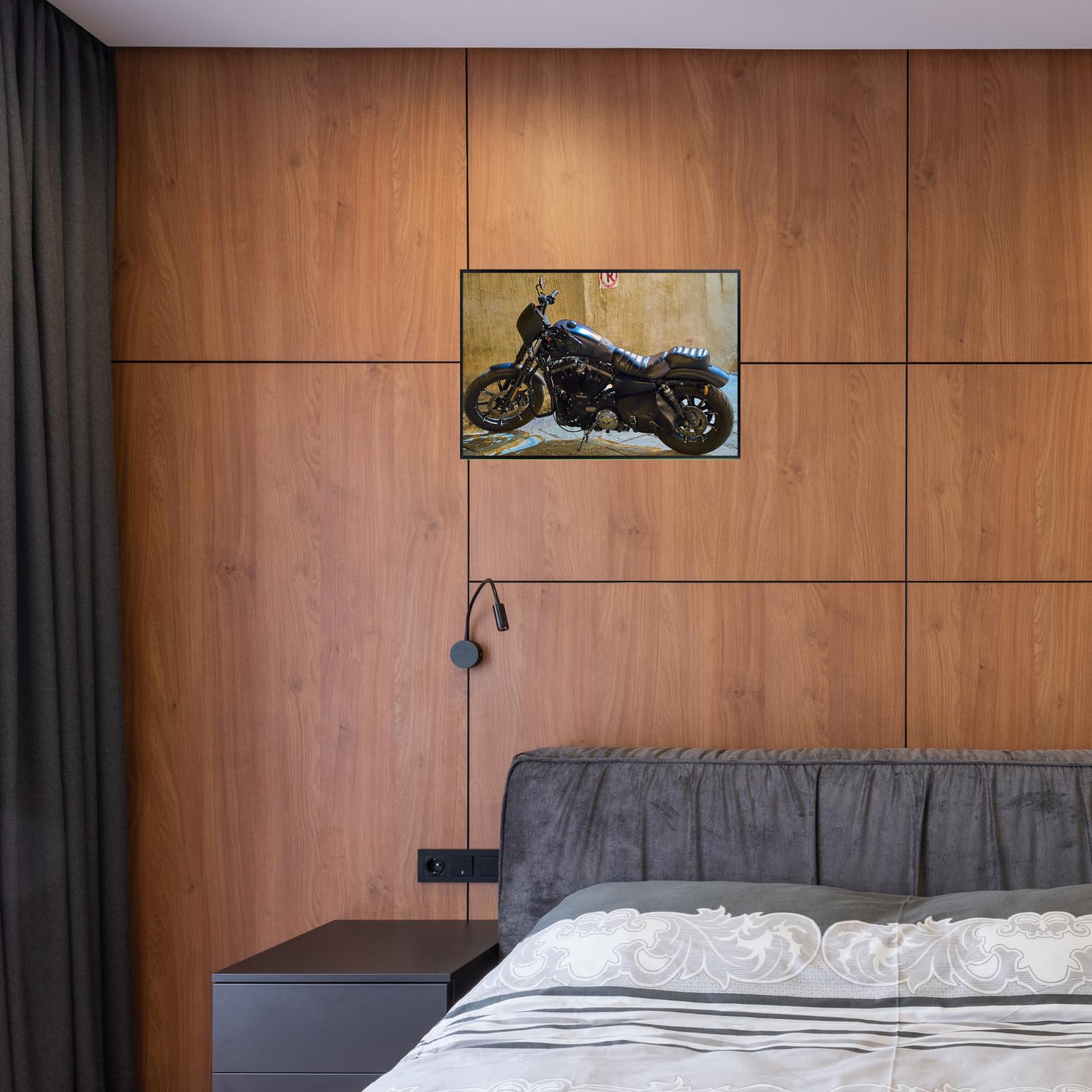 Sportster Poster - Classic Motorcycle Wall Art for Garage, Office, or Home
