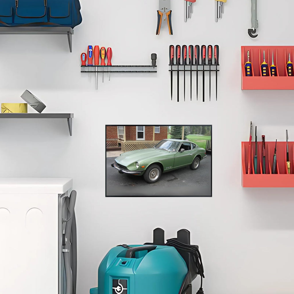 Blessed Posters Datsun 240Z Coupe Poster – Timeless Japanese Classic Car Artwork for Home Office Garage – Retro Motorsport Wall Accent