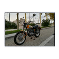 Ducati Scrambler Motorcycle Poster - Classic Bike Decor for Garage, Office, Living Room or Man Cave
