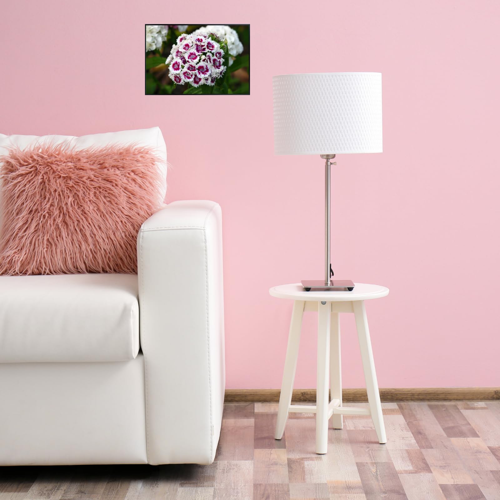 Dianthus Barbatus Wall Art Poster – Sweet William Floral Botanical Print, Elegant Colorful Home Decor for Living Room, Bedroom, or Office