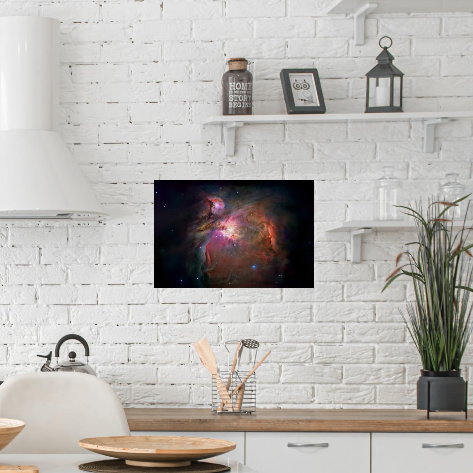Blessed Posters Orion Nebula Poster – Galaxy Space Wall Art Print – Astronomy Photography Artwork for Bedroom Living Room Home Office Decor