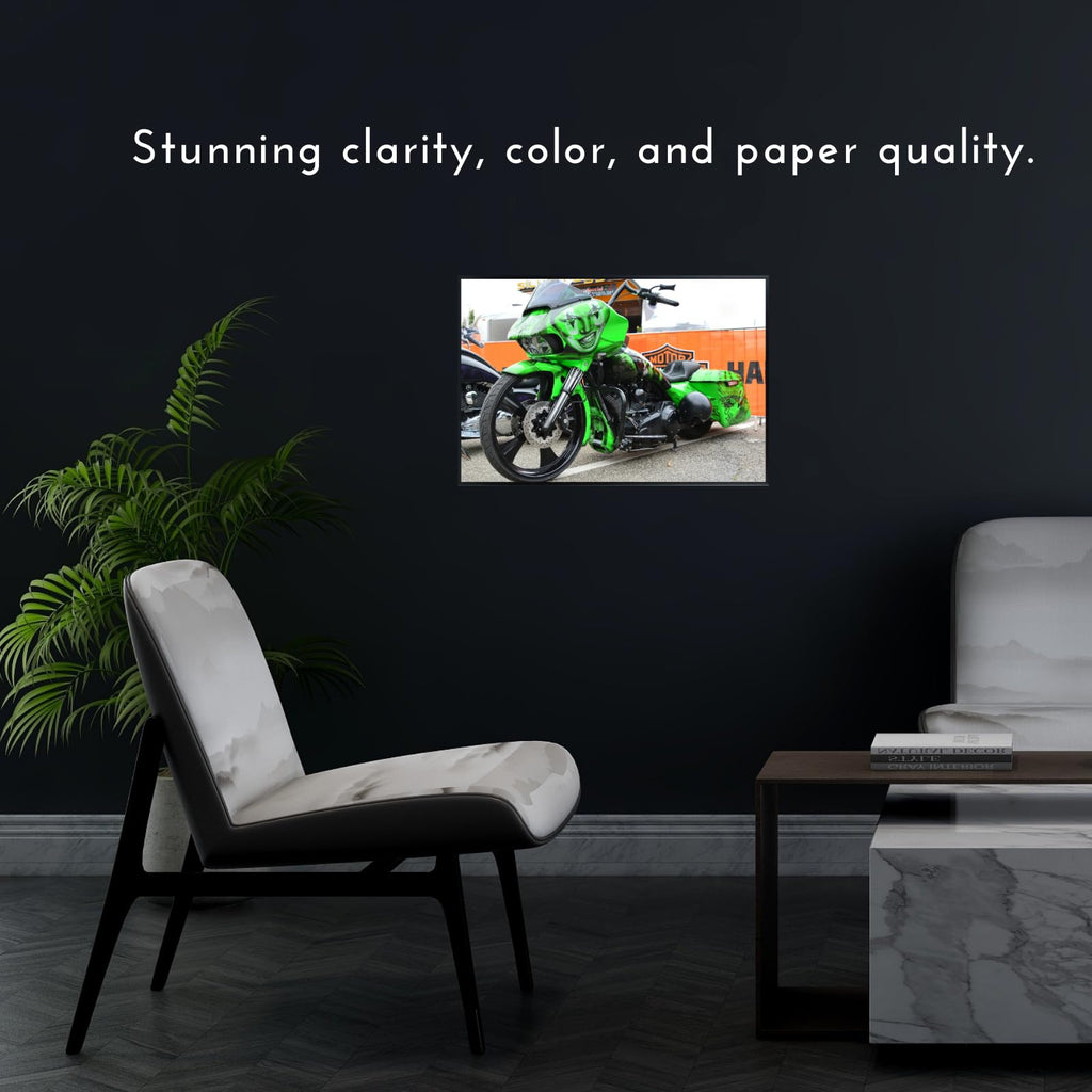 Road Glide Street | Glide Motorcycle Poster - Classic Moto Artwork for Living Room, Garage or Office