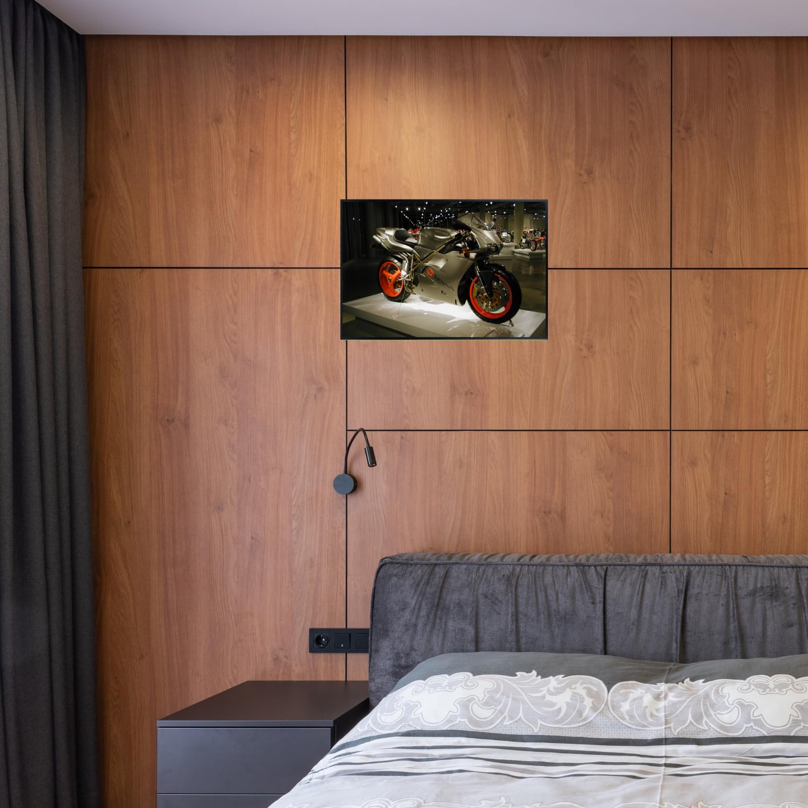 Ducati 916 SPS Motorcycle Poster - Sport Bike Wall Decor for Garage, Office, or Man Cave Gift for Riders and Collectors