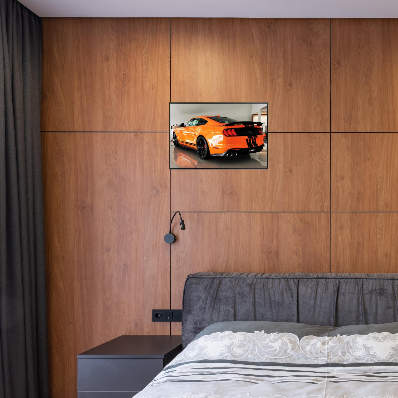 Blessed Posters Shelby Poster – Vintage Muscle Car Artwork for Garage Home Office Bedroom – Classic Automotive Wall Décor