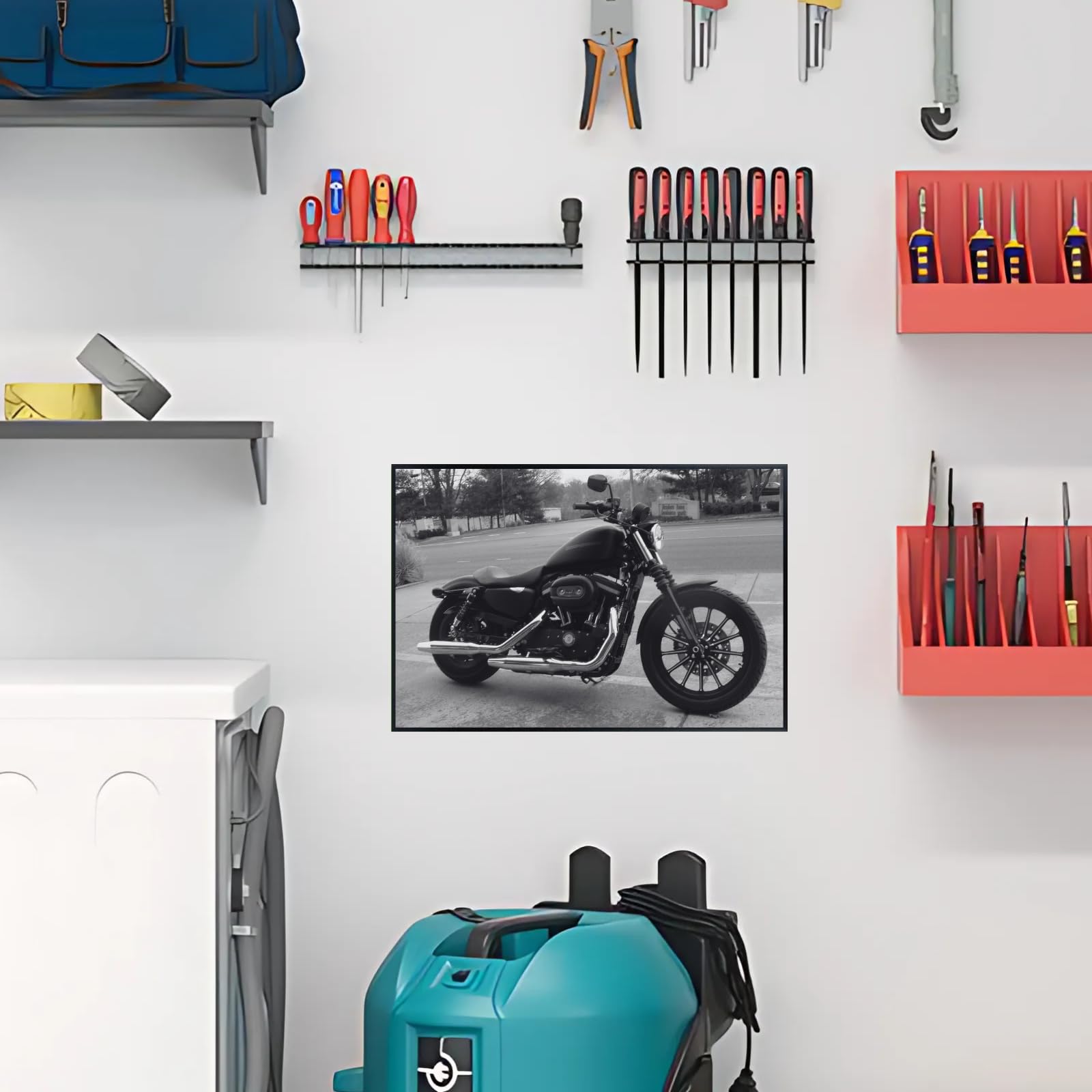 XL883N Iron Poster - Classic Motorcycle Wall Art for Garage, Office, or Home