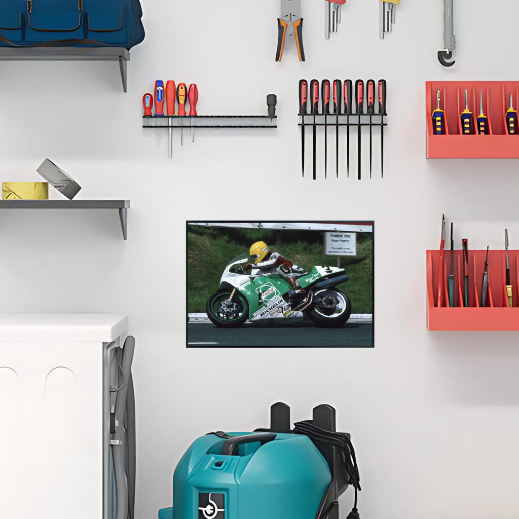 VFR750R RC30 Poster - Sport Motorcycle Wall Art Decor for Living Room, Office or Garage
