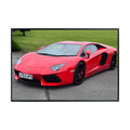 Blessed Posters Lamborghini Aventador SVJ Poster – Exotic Luxury Supercar Wall Art Print for Garage Office Bedroom Living Room Décor – Automotive Gift