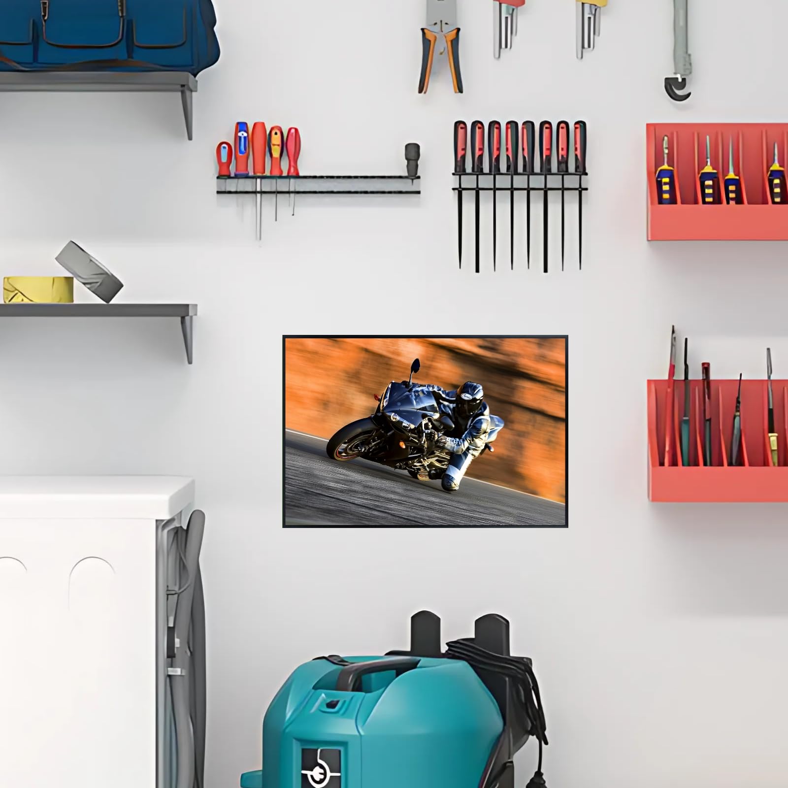 Yamaha R1 Poster – Sport Motorcycle Wall Art for Riders, Garage, or Office Decor