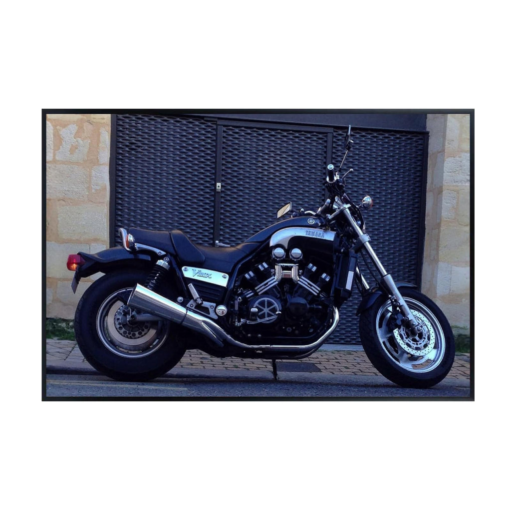 Yamaha VMAX Motorcycle Poster - Power Cruiser Wall Decor for Rider Garage, Living Room or Man Cave