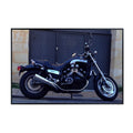 Yamaha VMAX Motorcycle Poster - Power Cruiser Wall Decor for Rider Garage, Living Room or Man Cave