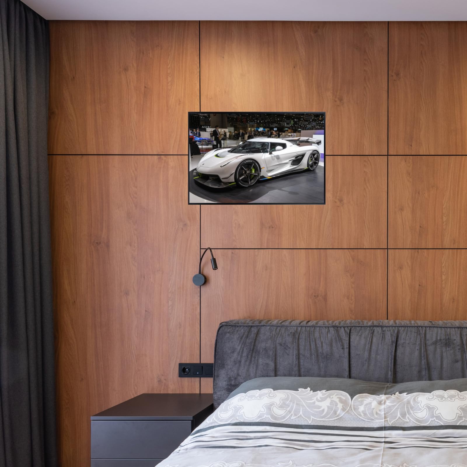 Blessed Posters Koenigsegg Jesko Poster – Luxury Supercar Wall Art Print – Exotic Car Poster for Home Office Garage Décor