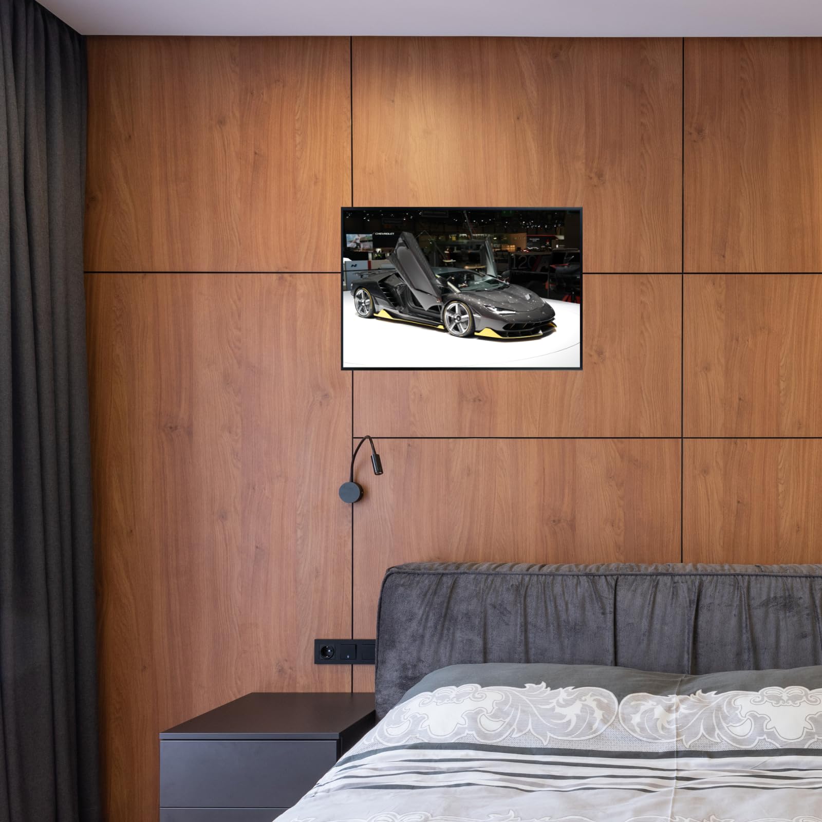 Blessed Posters Lamborghini Aventador SVJ Poster – Luxury Supercar Wall Art Print, Hypercar Artwork for Garage, Office, Bedroom, or Living Room Decor