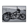 FX Superglide Motorcycle Poster - Power Cruiser Wall Deco for Office, Living Room or Man Cave