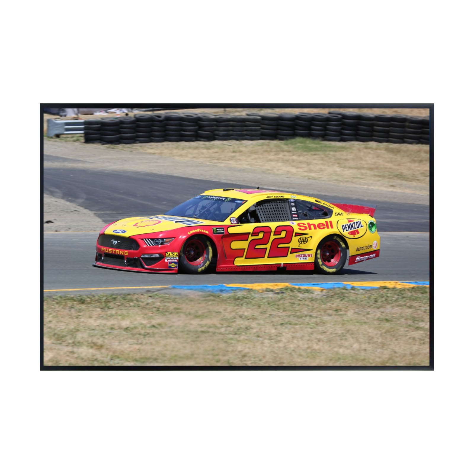 Blessed Posters Ford Mustang Boss 429 Poster – Luxury Muscle Car Wall Art Print for Garage Office Bedroom Living Room Décor – Automotive Gift