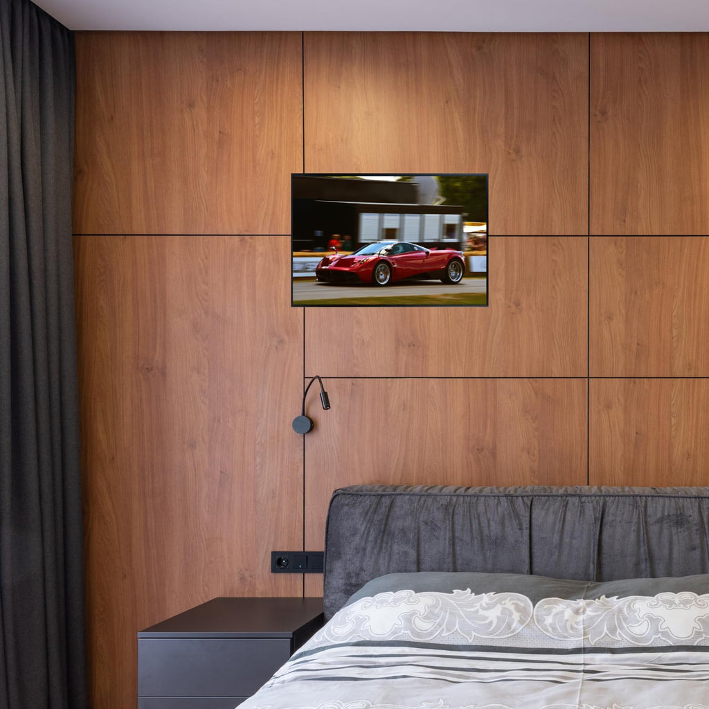 Blessed Posters Pagani Huayra Poster – Luxury Hypercar Wall Art Print for Garage Office Bedroom Living Room Décor – Exotic Car Gift