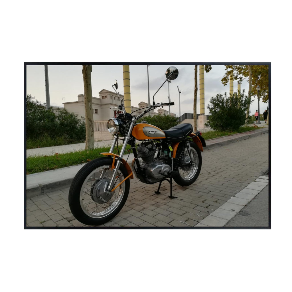 Ducati Scrambler Poster – Motorcycle Wall Art Print for Garage, Office, Living Room