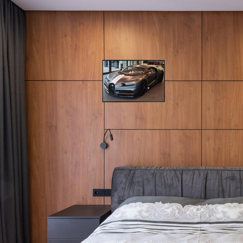 Blessed Posters Bugatti Chiron Wall Art – Modern Supercar Poster for Garage, Bedroom, or Office – Luxury Hypercar Print – Automotive Decor Gift for Car Enthusiasts