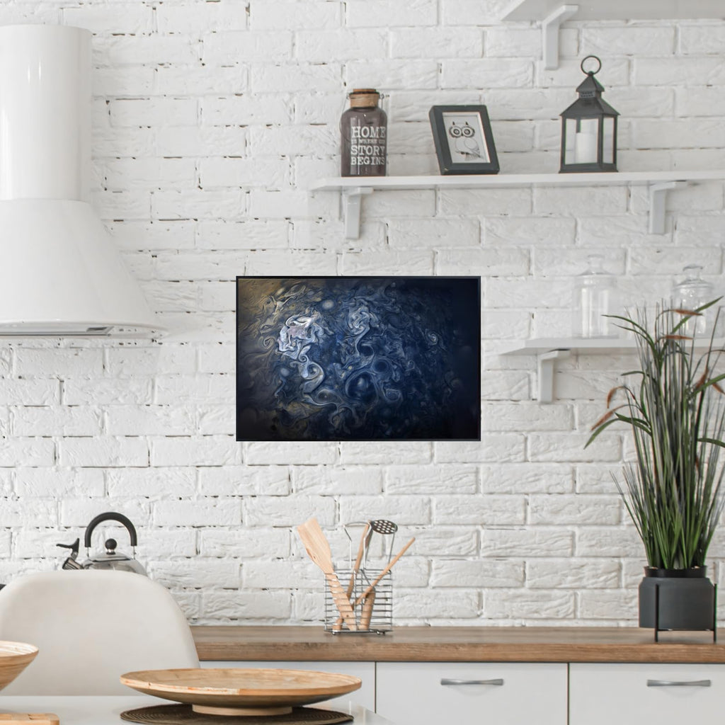 Blessed Posters Victoria Crater Poster – Mars Surface Wall Art Print for Bedroom, Living Room, Office, or Home Decor – Space Astronomy Photography Artwork
