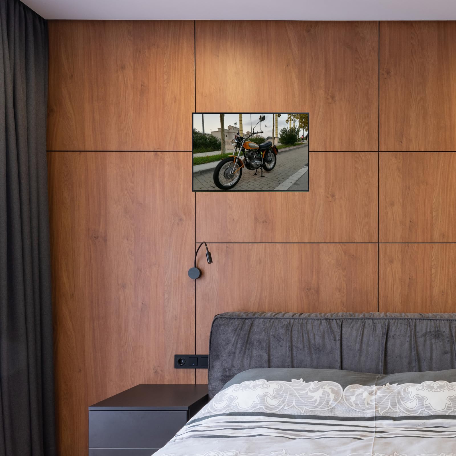 Ducati Scrambler Poster – Motorcycle Wall Art Print for Garage, Office, Living Room