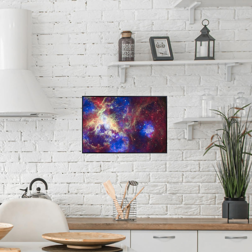 Blessed Posters Tarantula Nebula Poster – Galaxy Night Sky Wall Art Print – Space Astronomy Photography for Bedroom Living Room Home Office Decor