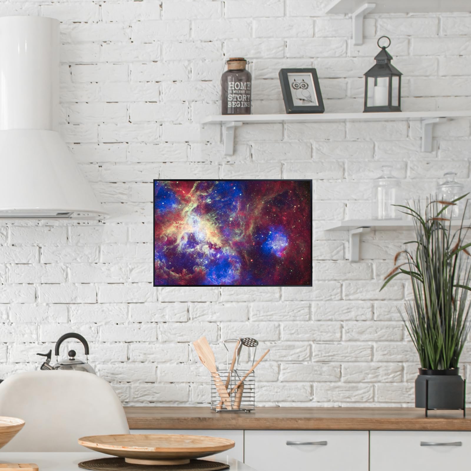 Blessed Posters Tarantula Nebula Poster – Galaxy Night Sky Wall Art Print – Space Astronomy Photography for Bedroom Living Room Home Office Decor