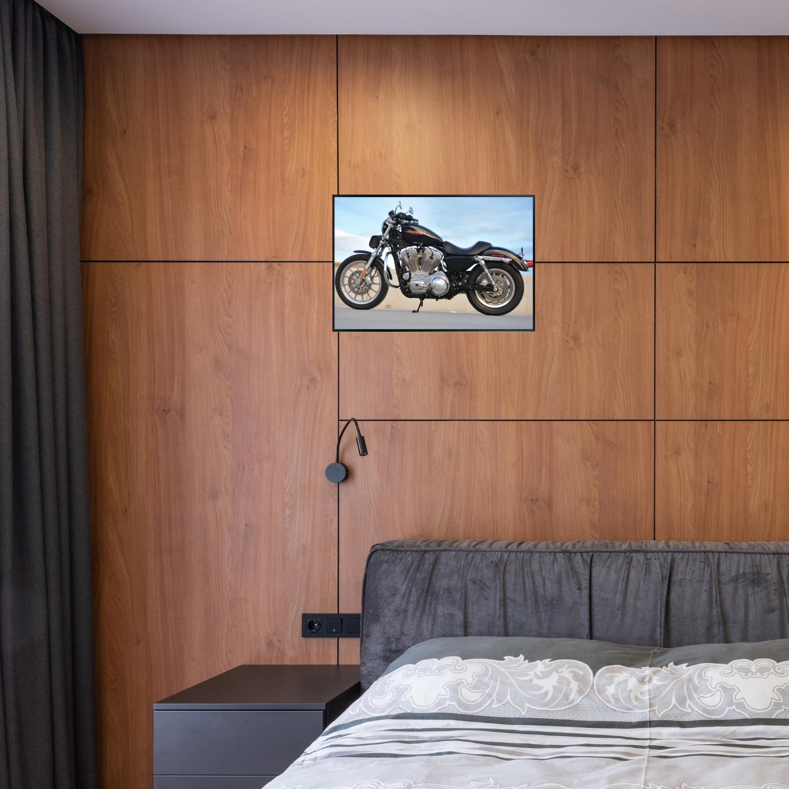 Sportster XL883 Poster - Motorcycle Wall Art for Garage, Office, Home