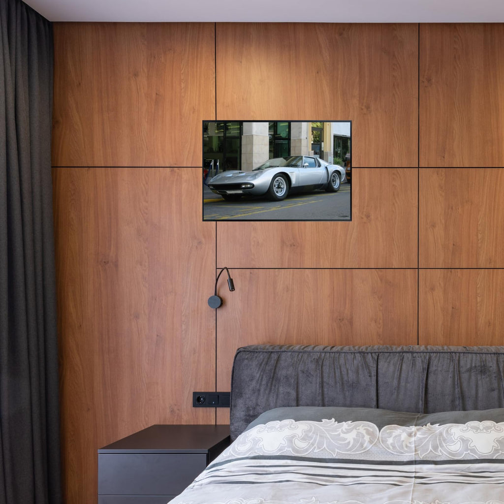 Blessed Posters Lamborghini Miura Poster Classic Italian Supercar Wall Art Print Garage Office Bedroom Living Room Décor
